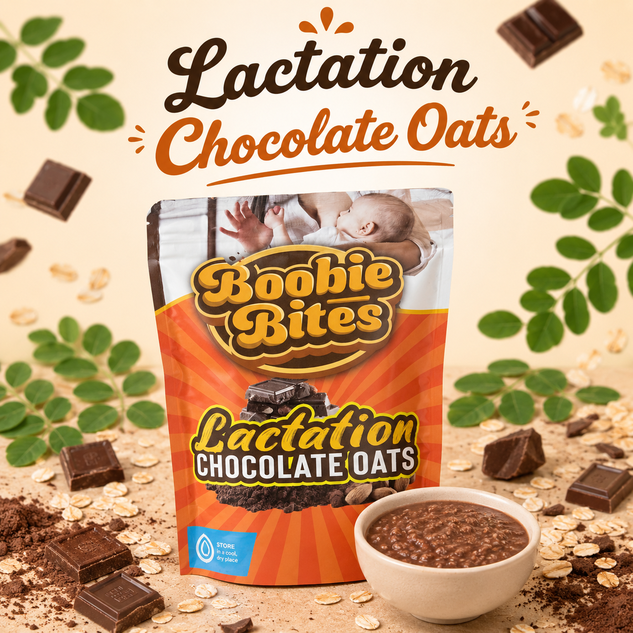 Lactation Chocolate Oats (100g/300g)