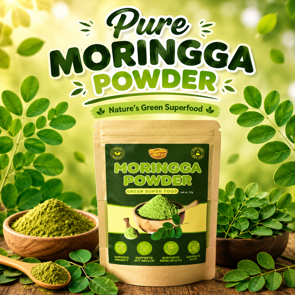 Pure moringa powder (50g)